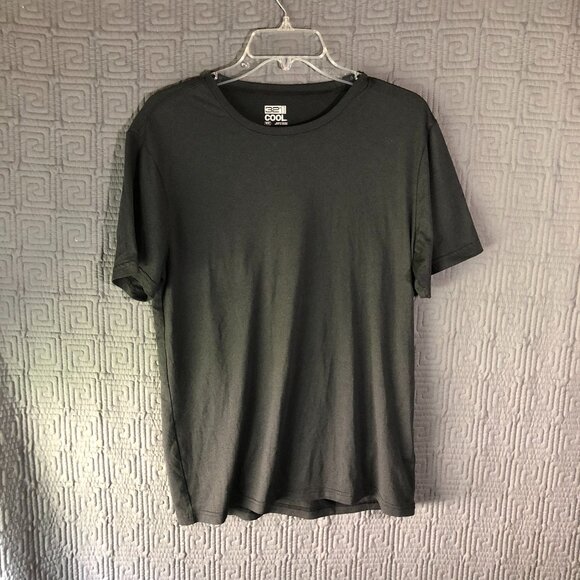 32 Degrees T-Shirt Mens Size Medium Black Short Sleeve Polyester Blend - Picture 1 of 7